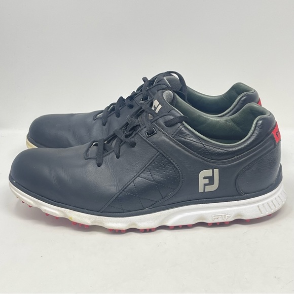 FootJoy Pro SL Golf Shoes Mens 8 M Black Spikeless Turf Classic FJ 53594 - Picture 4 of 14